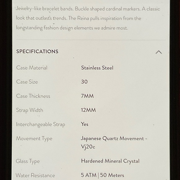 MVMT Two-Tone Gold and Silver Bracelet Band Women’s Watch. - Picture 7 of 14